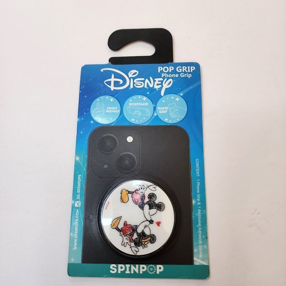 Disney Spinpop Pop Grip Phone Grip With Mickey And Minnie